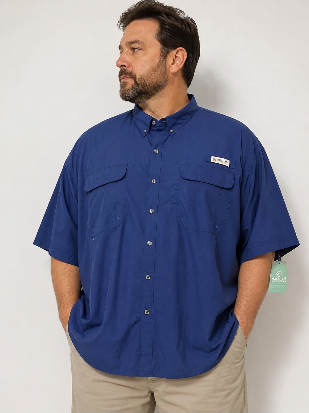 Magellan Outdoors Fish Gear Laguna Madre Vented Fishing Shirt